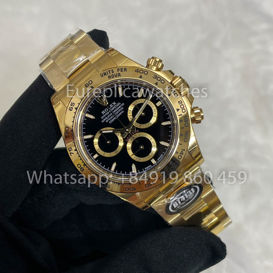 Rolex Cosmograph Daytona M126508-0004 BT Factory 1:1 Miglior Clone 4131 Movimento Oro