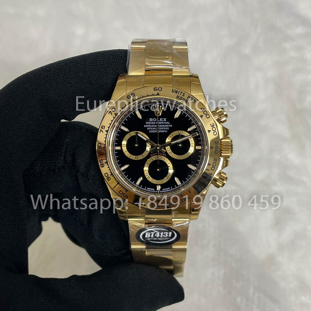 Rolex Cosmograph Daytona M126508-0004 BT Factory 1:1 Miglior Clone 4131 Movimento Oro