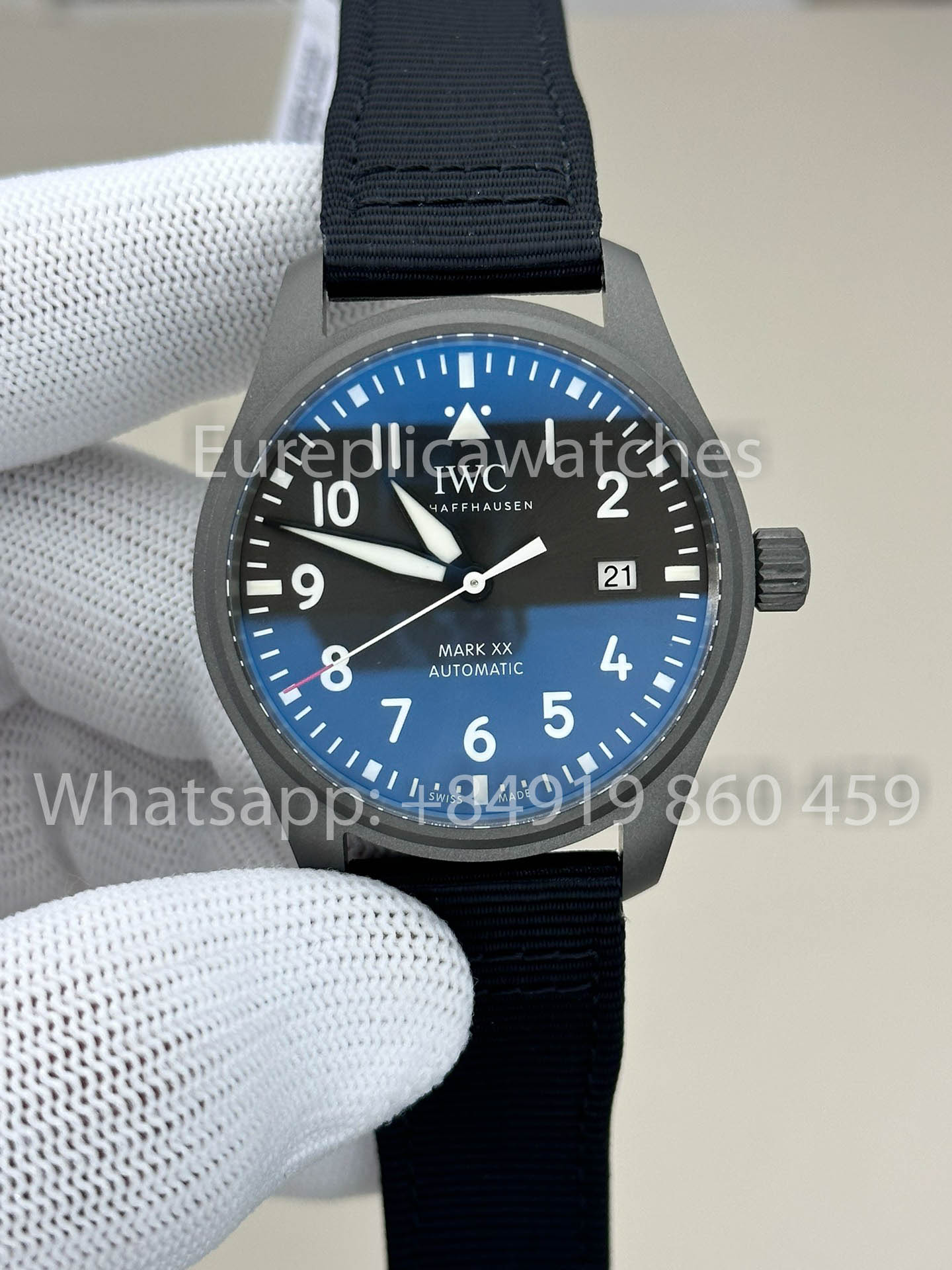 IWC Pilot's Watch Mark XX Patrouille Suisse IW328209 V7 Factory 1:1 Best Clone Watch