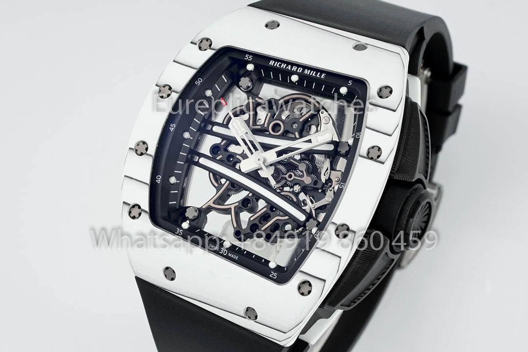 RICHARD MILLE  RM61-01 Carbon Fiber Skeleton Dial 1:1 Best Clone APS Factory Newest Version