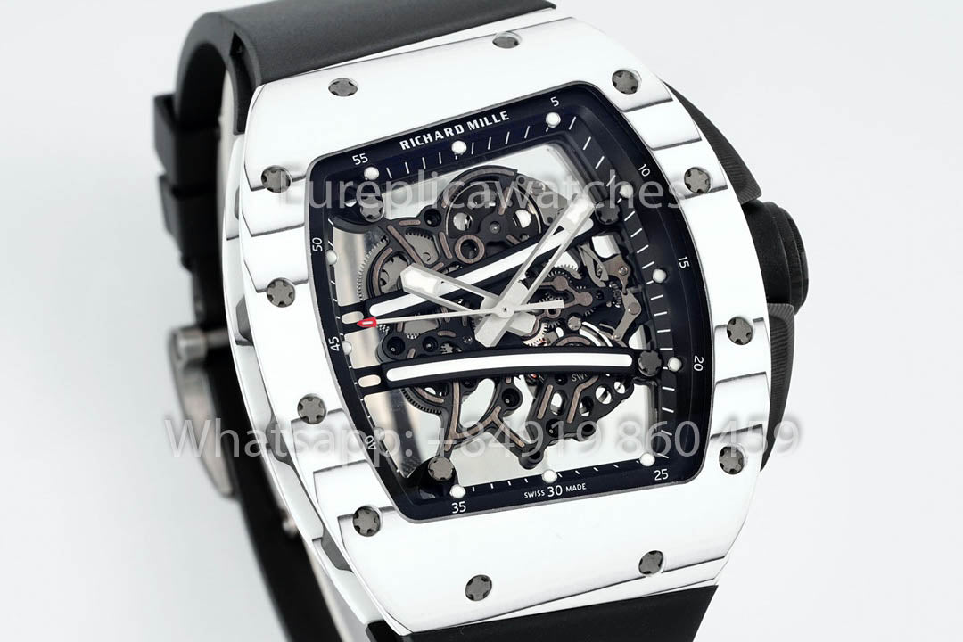 RICHARD MILLE  RM61-01 Carbon Fiber Skeleton Dial 1:1 Best Clone APS Factory Newest Version