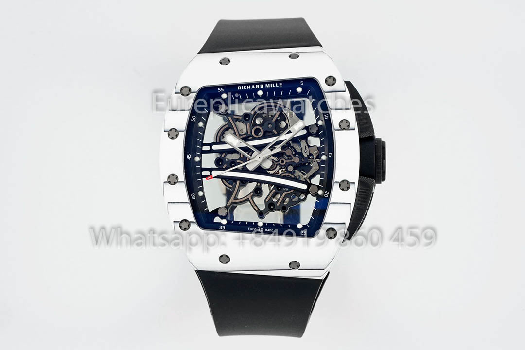 RICHARD MILLE  RM61-01 Carbon Fiber Skeleton Dial 1:1 Best Clone APS Factory Newest Version