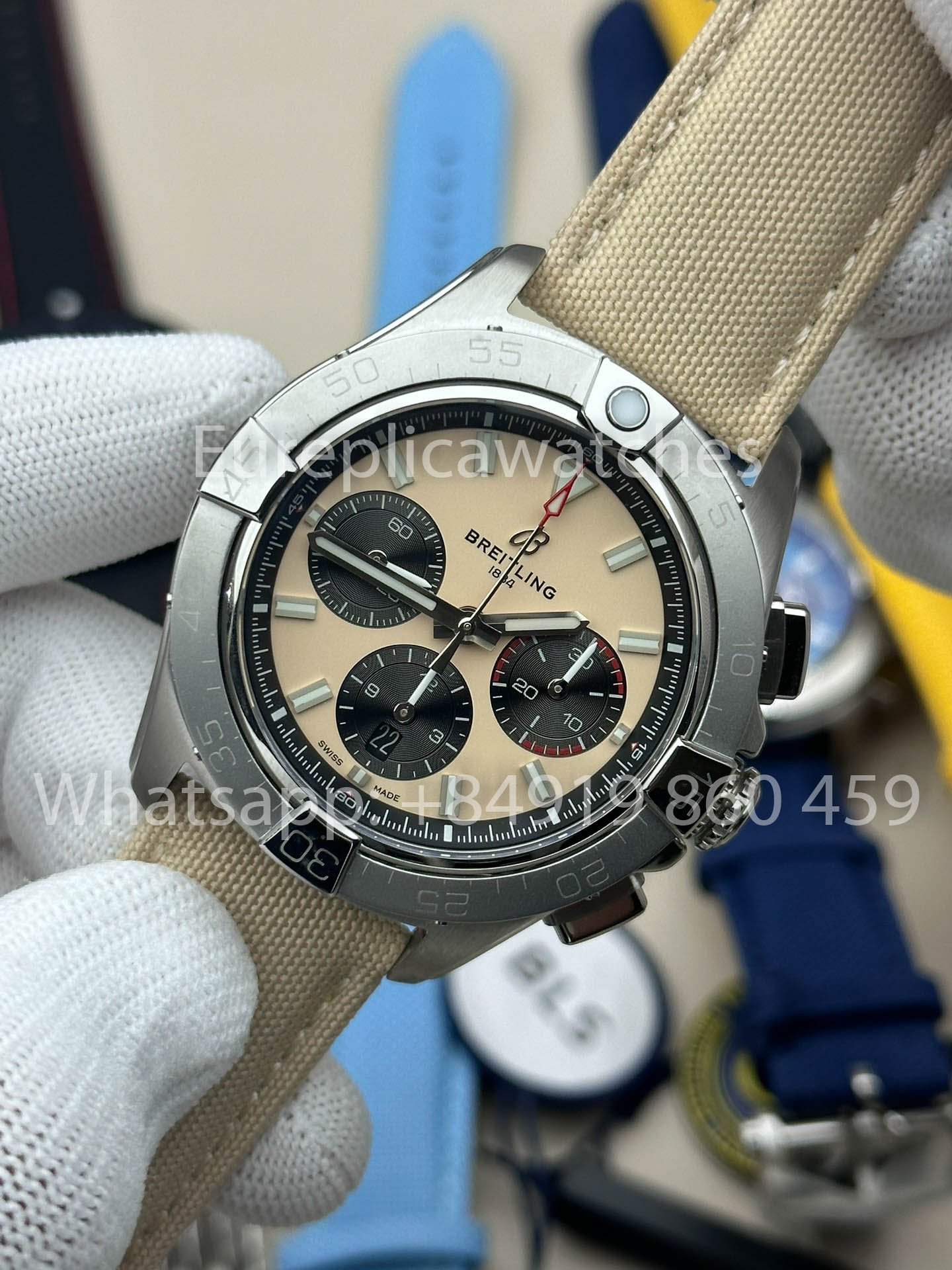 Breitling Avenger B01 Cronógrafo AB0137241L1P1 1:1 Mejor clon de fábrica BLS