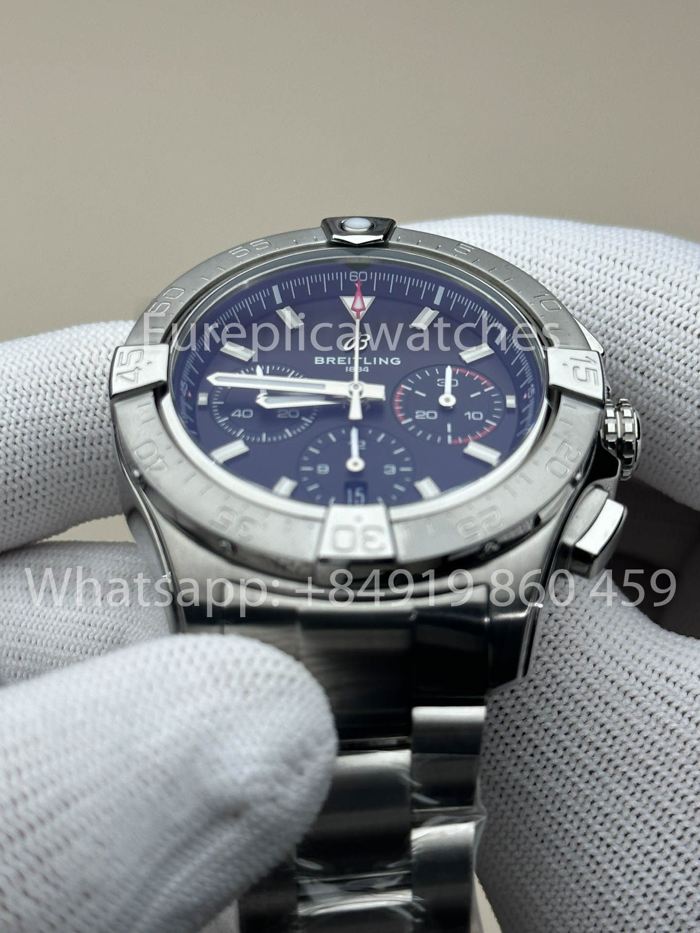 Breitling Avenger B01 Cronografo 44 Acciaio inossidabile - AB0147101B1A1 Nero 1:1 Miglior clone BLS Factory SS