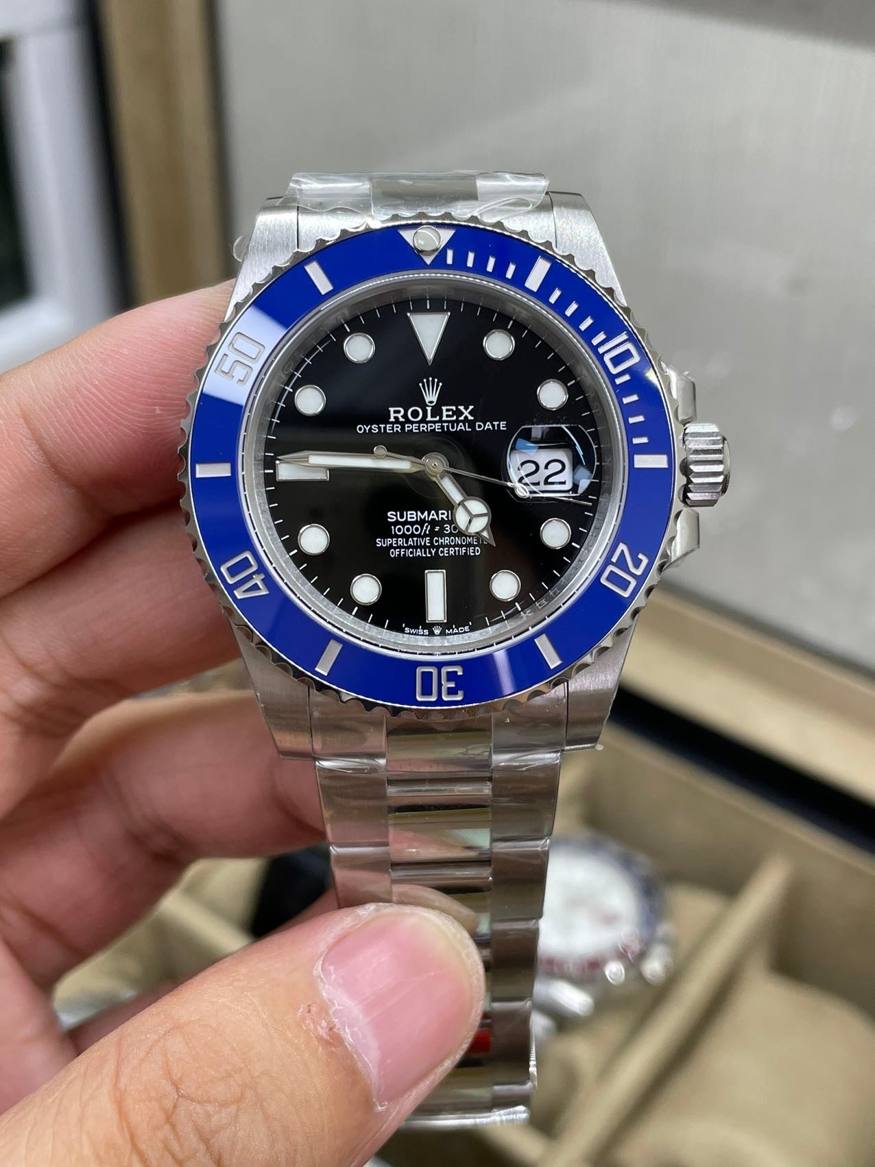 Rolex Submariner M126619LB-0003 41MM movimiento 3235 VS esfera negra de fábrica