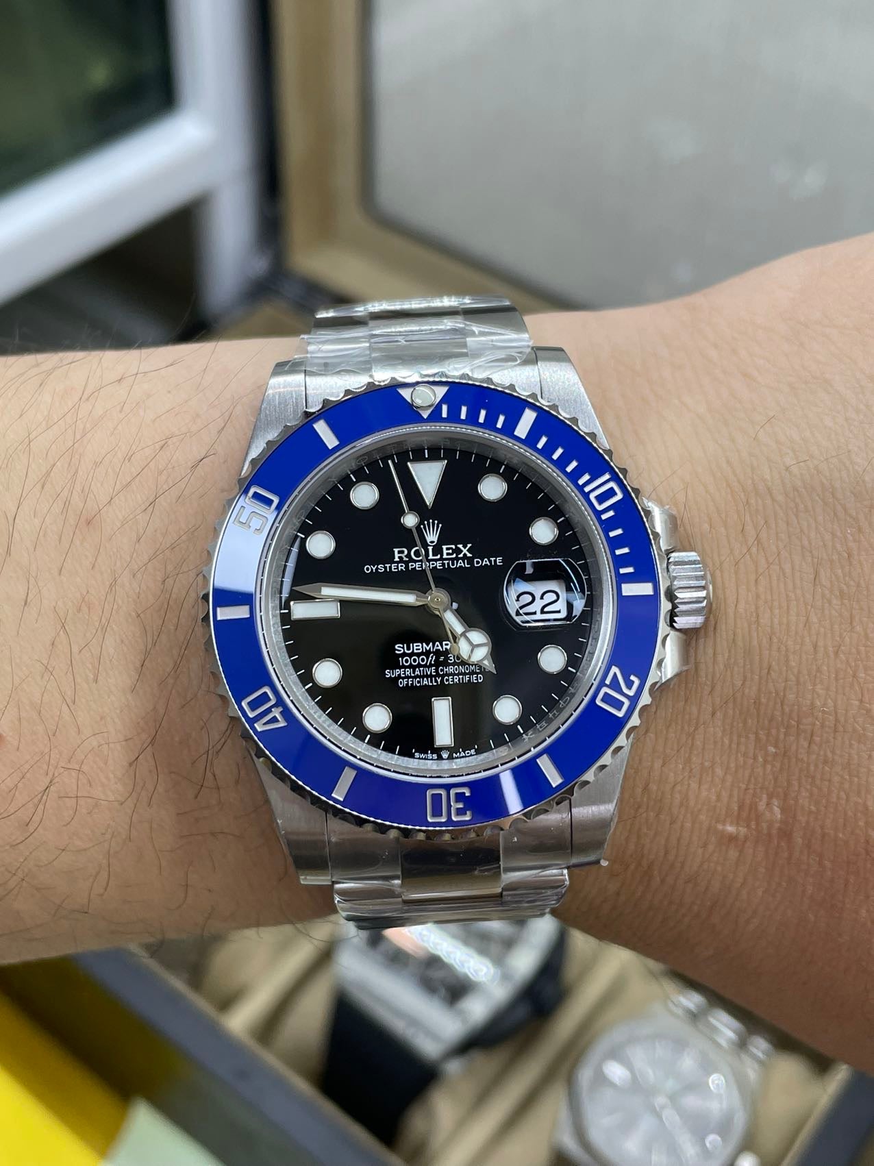 Rolex Submariner M126619LB-0003 41MM movimiento 3235 VS esfera negra de fábrica