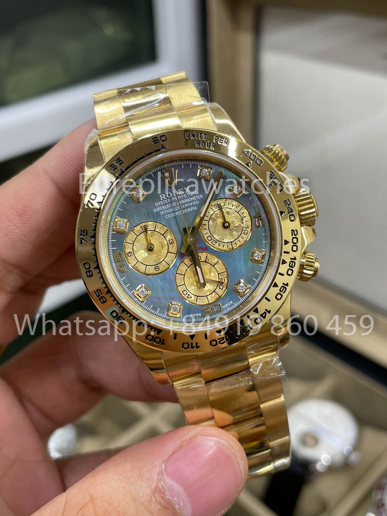 Rolex Cosmograph Daytona M116503-0007 Mother of Pearl 1:1 Best Clone CounterWeight Gold