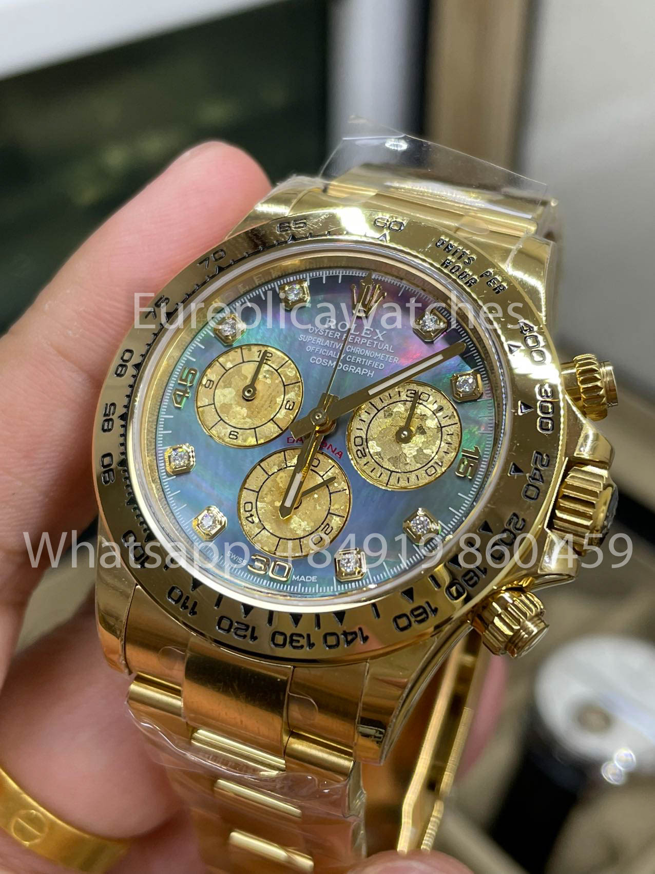 Rolex Cosmograph Daytona M116503-0007 Mother of Pearl 1:1 Best Clone CounterWeight Gold