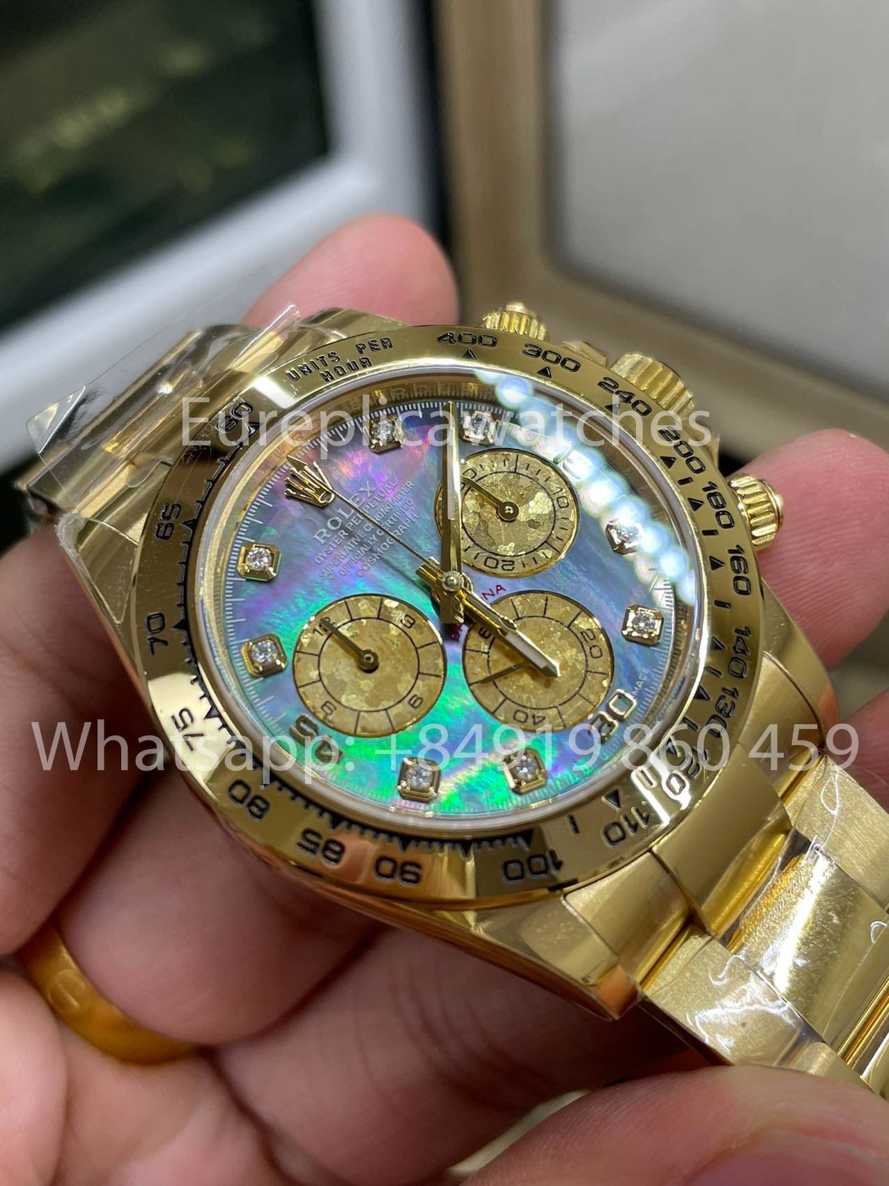 Rolex Cosmograph Daytona M116503-0007 Mother of Pearl 1:1 Best Clone CounterWeight Gold