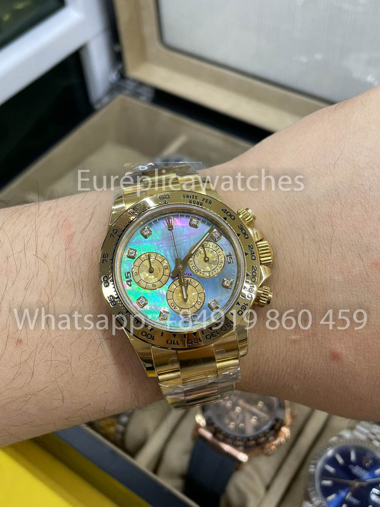 Rolex Cosmograph Daytona M116503-0007 Mother of Pearl 1:1 Best Clone CounterWeight Gold