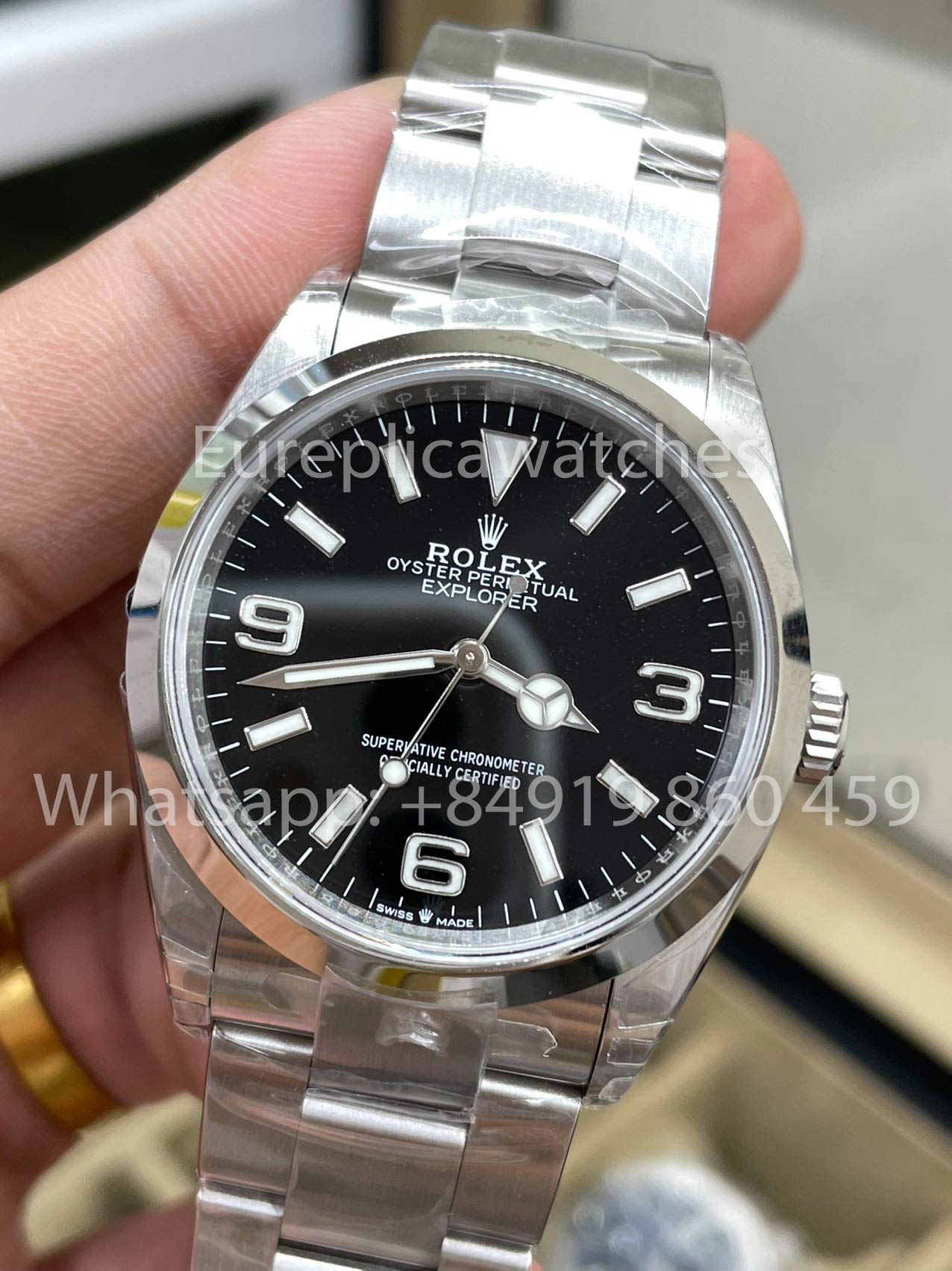 Rolex Explorer 36 mm M124270-0001 VS Factory 1:1 Mejor clon Movimiento 3230