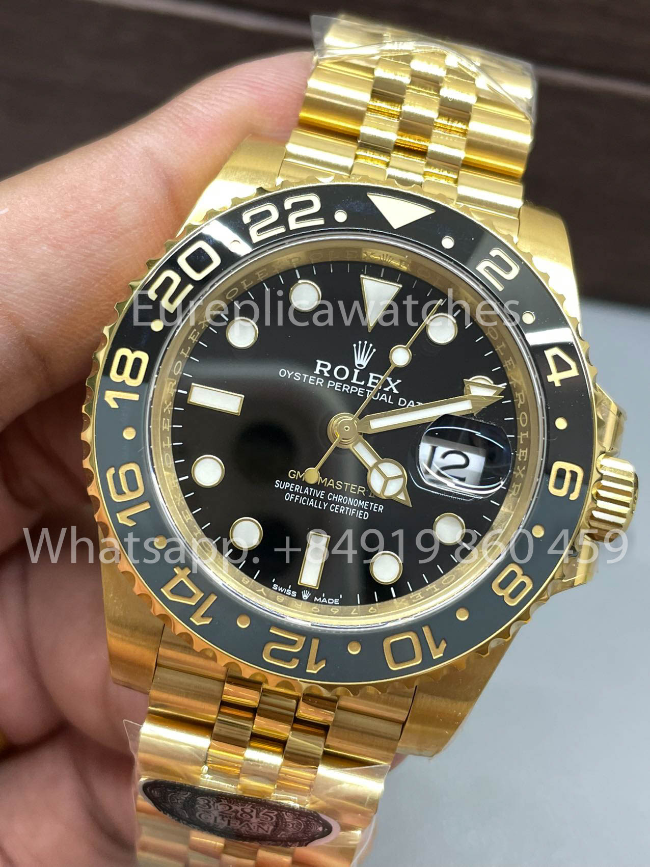 Rolex GMT Master II M126718GRNR-0001 Jubilee Strap 1:1 Miglior Clone ARF Factory