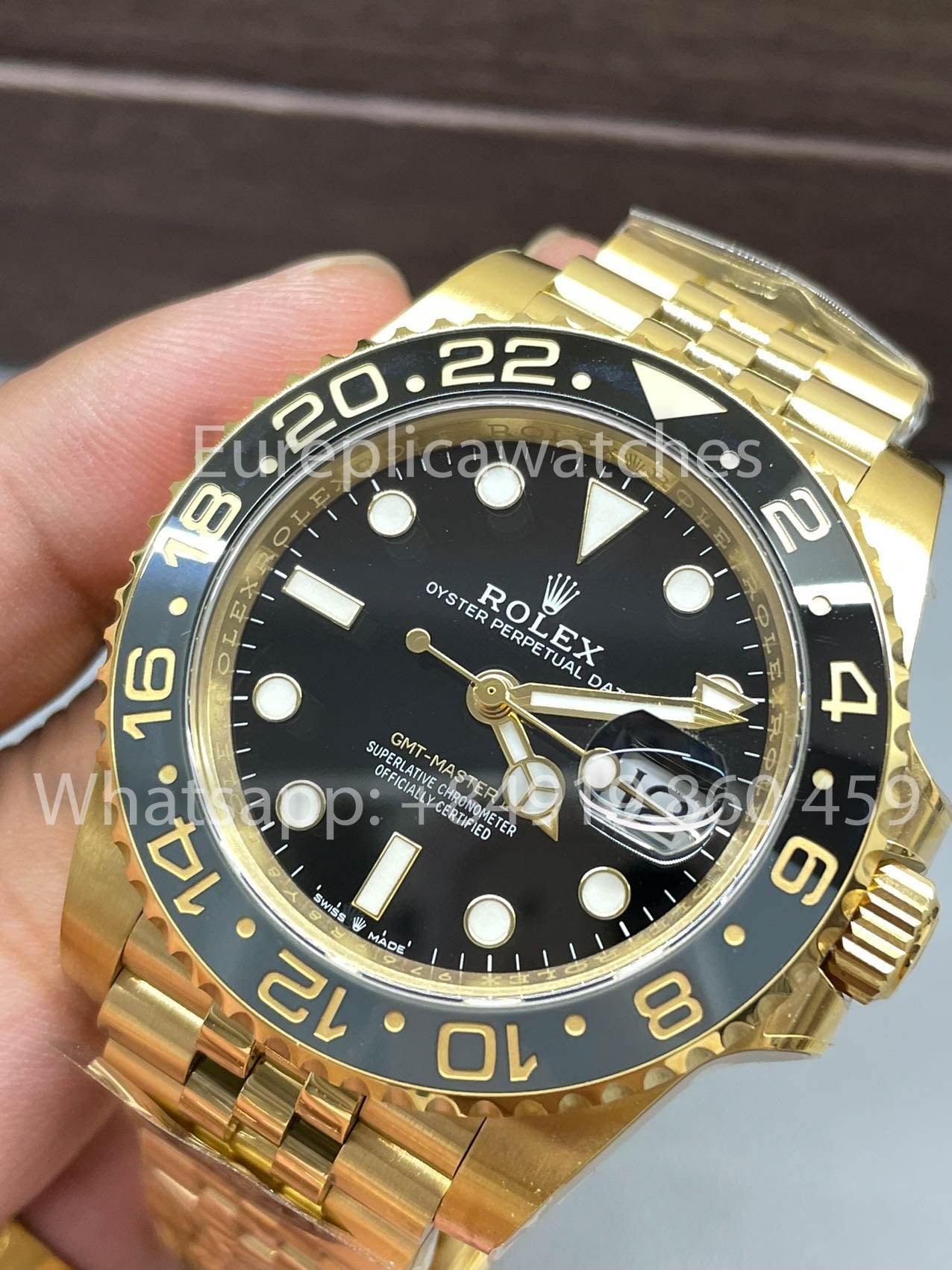 Rolex GMT Master II M126718GRNR-0001 Jubilee Strap 1:1 Miglior Clone ARF Factory