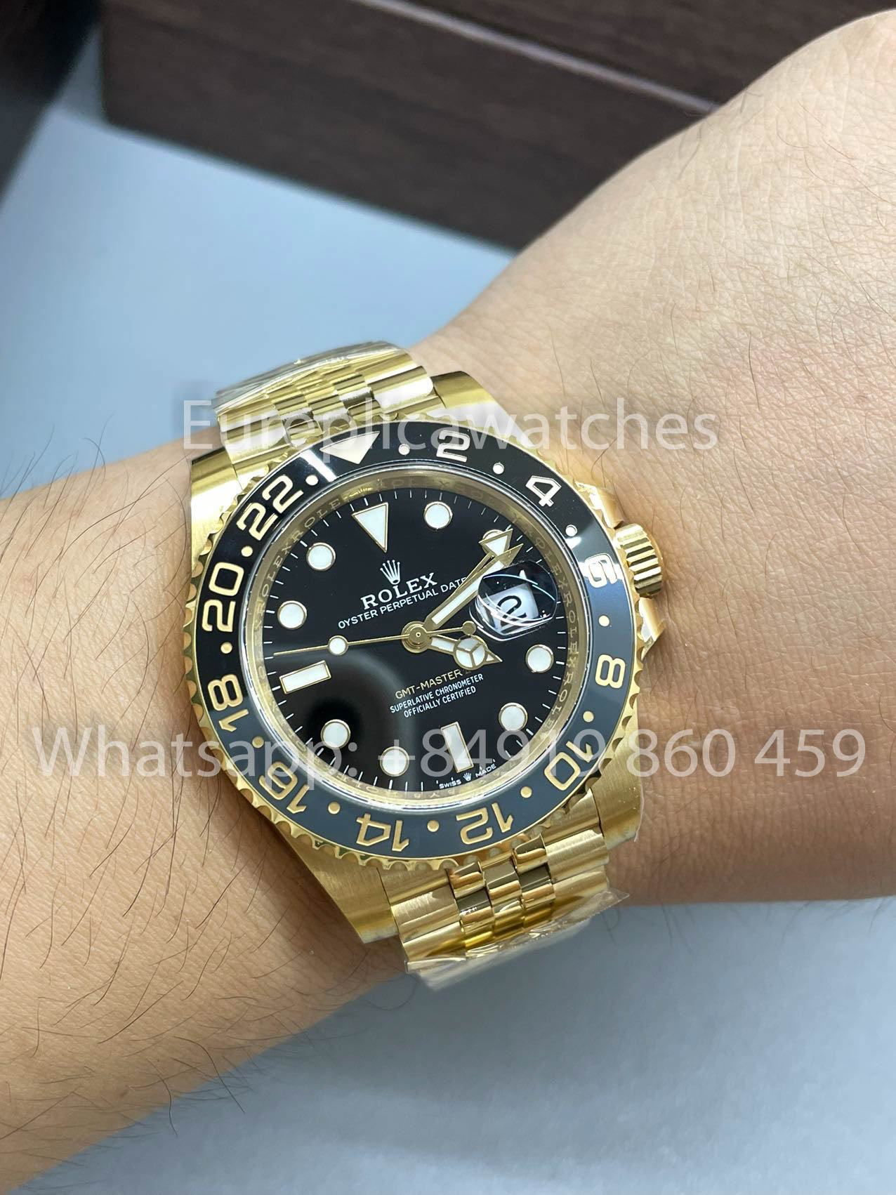 Rolex GMT Master II M126718GRNR-0001 Jubilee Strap 1:1 Miglior Clone ARF Factory