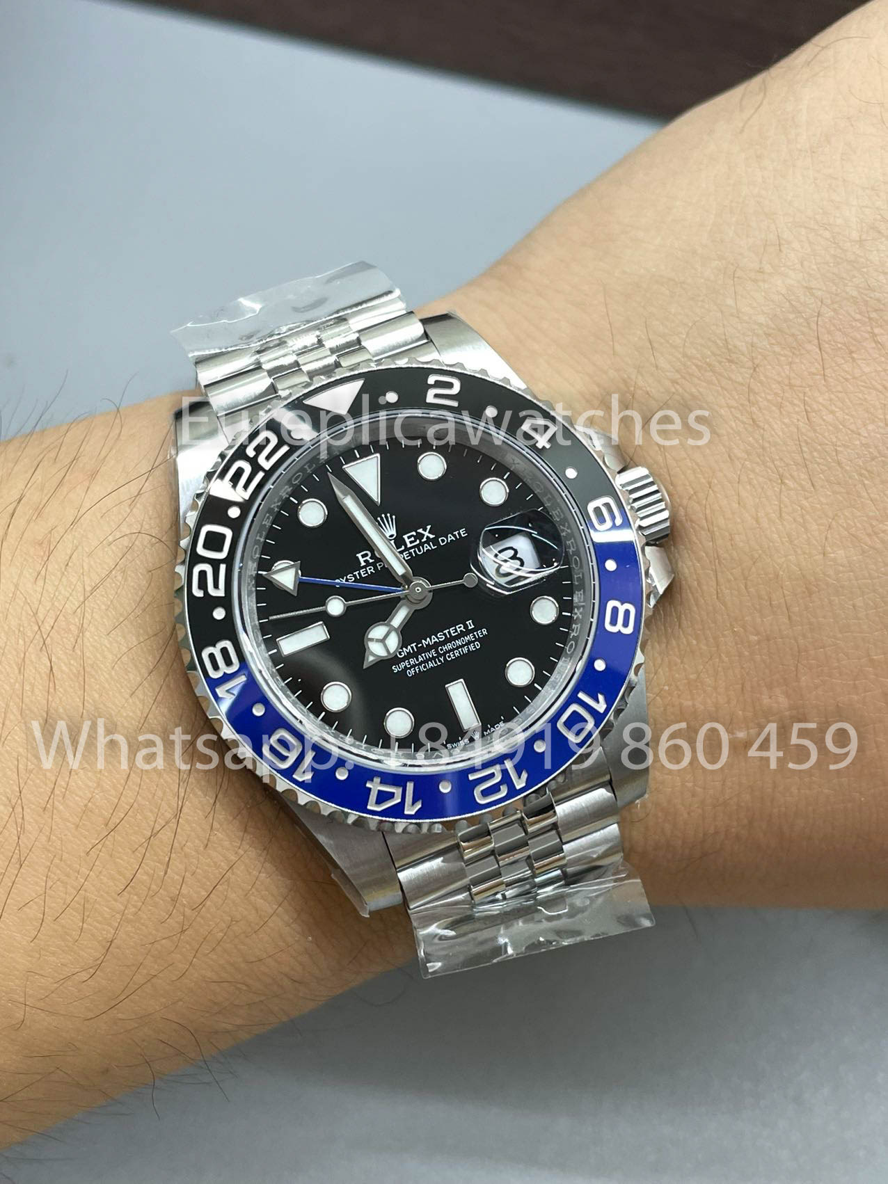 Correa Rolex GMT Master II M126710BLNR-0002 Jubilee 1:1 Mejor clon de fábrica ARF