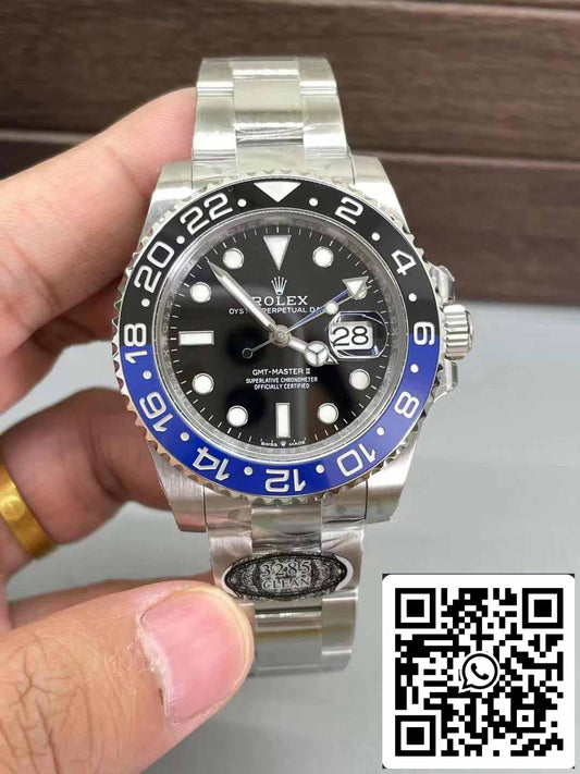 Rolex GMT Master II 116710BLNR-78200 1:1 Mejor edición Clean Factory esfera negra