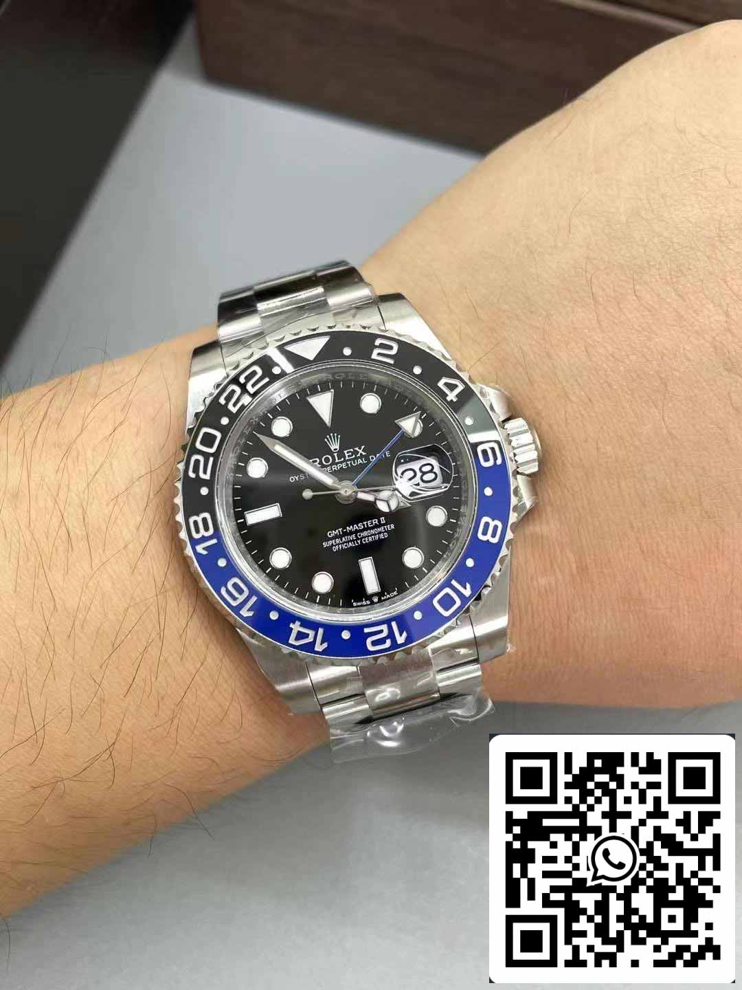 Rolex GMT Master II 116710BLNR-78200 1:1 Mejor edición Clean Factory esfera negra