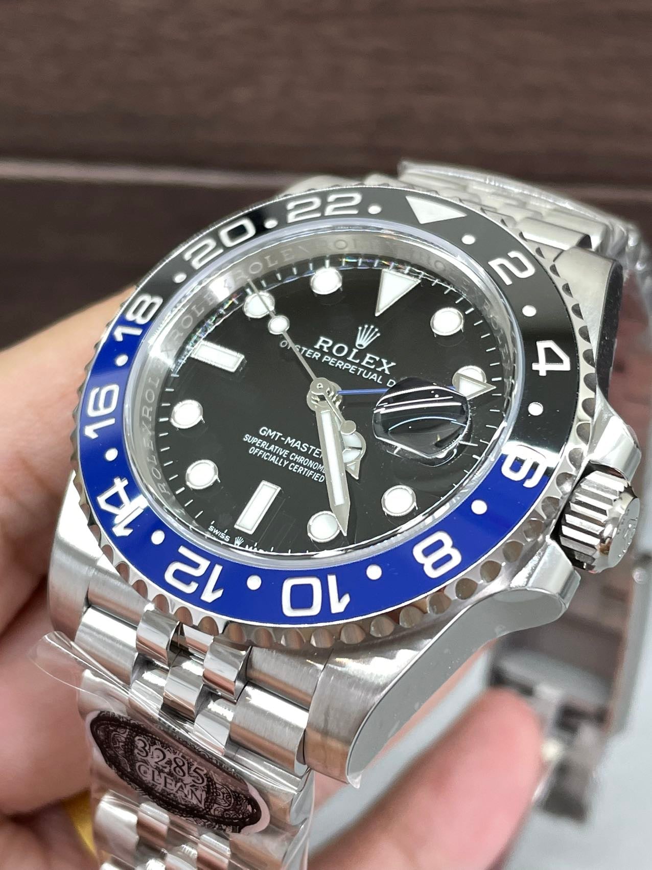 Rolex GMT Master II M126710BLNR-0002 1:1 Mejor edición Clean Factory esfera negra