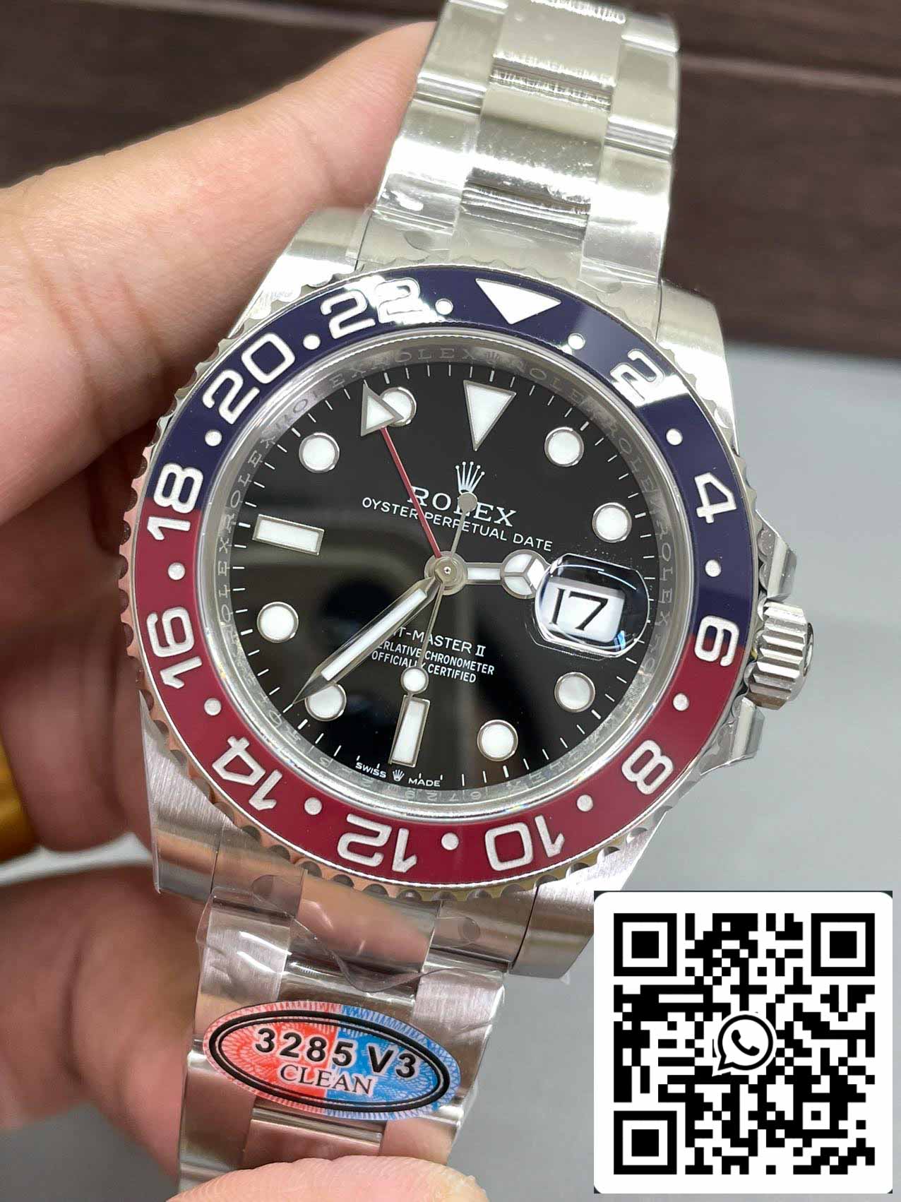 Rolex GMT Master II M126710BLRO-0001 Oyster Strap 1:1 Best Edition Clean Factory nuovissima versione 2024 