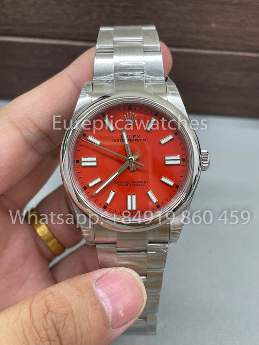 Rolex Oyster Perpetual M124300 41MM 1:1 Best Clone VS Factory Red Dial