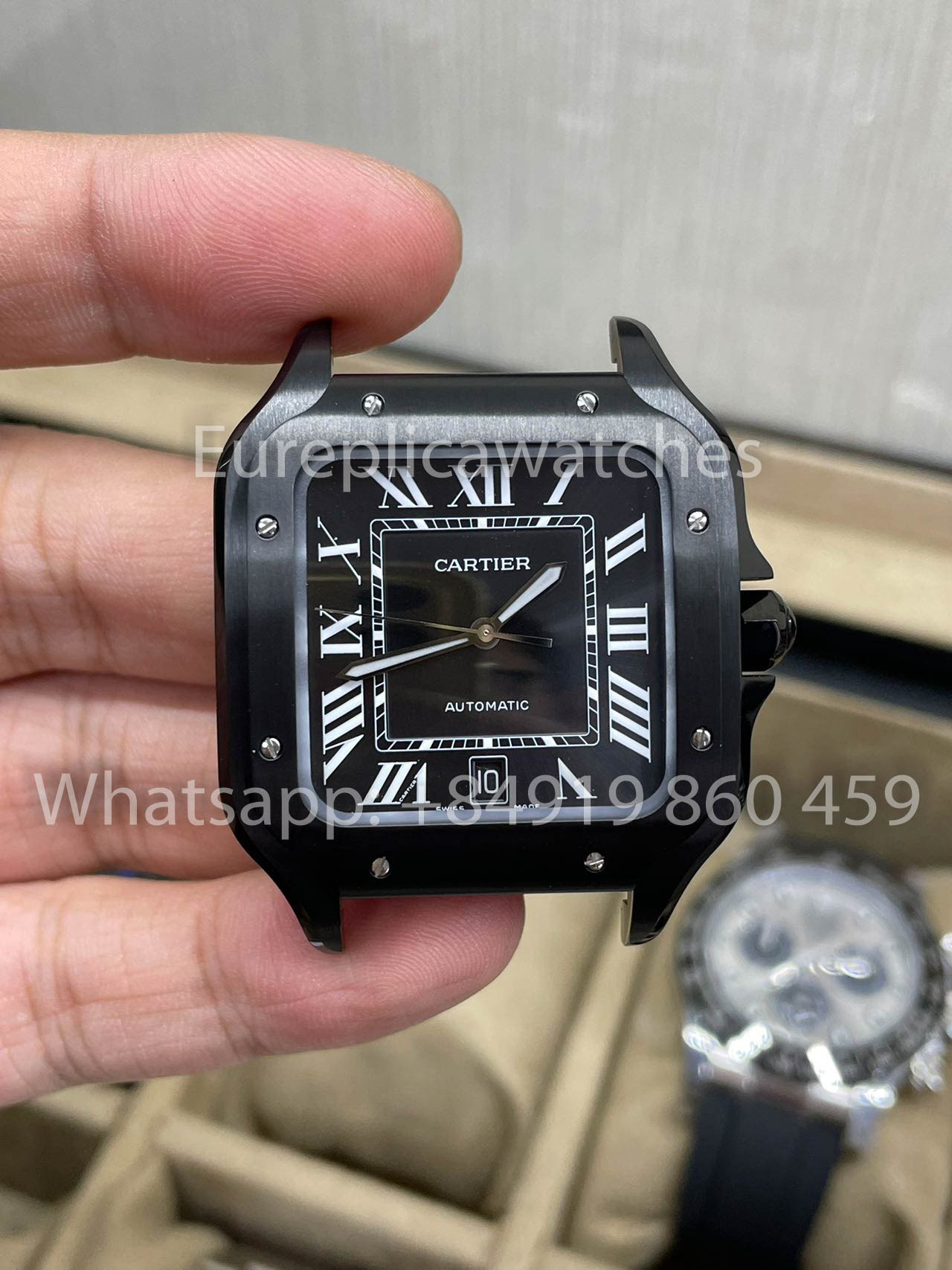 Cartier De Santos WSSA0039 Rubber Strap BV Factory 1:1 Best Edition 9019 Movement