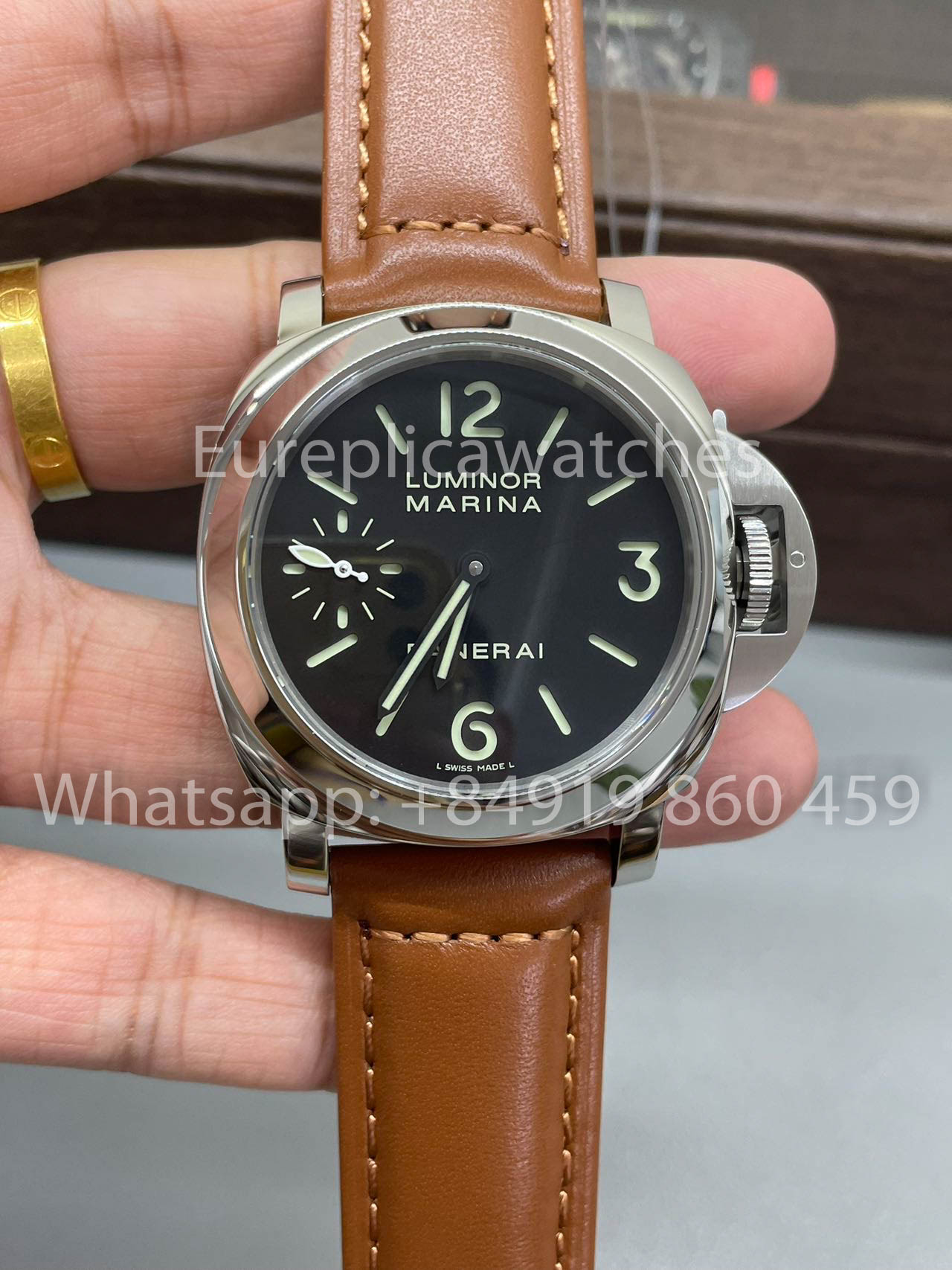 Panerai Luminor Marina PAM111 HW Factory 1:1 Best Clone Free Rubber Strap