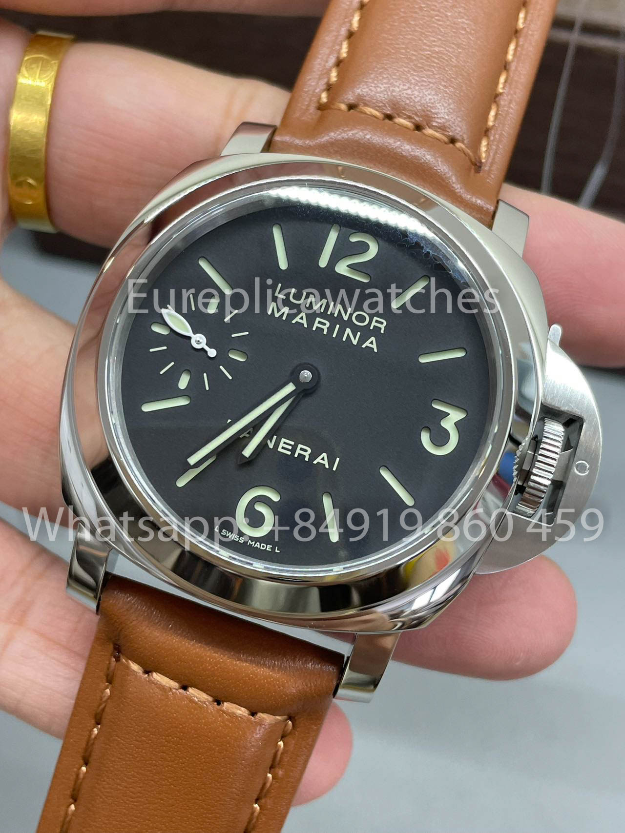 Correa de caucho sin clonación Panerai Luminor Marina PAM111 HW Factory 1:1