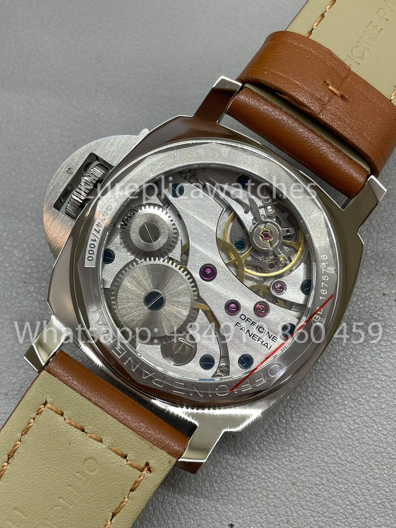 Panerai Luminor Marina PAM111 HW Factory 1:1 Best Clone Free Rubber Strap