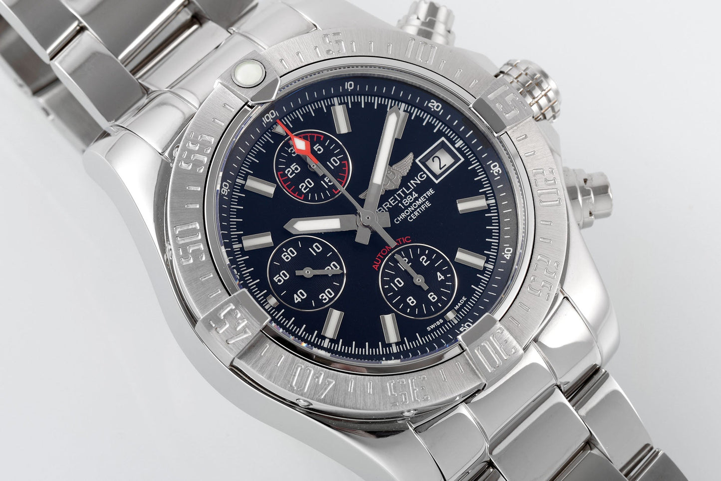 Breitling Avenger II Cronógrafo Acero inoxidable 1:1 Mejor clon EF Factory