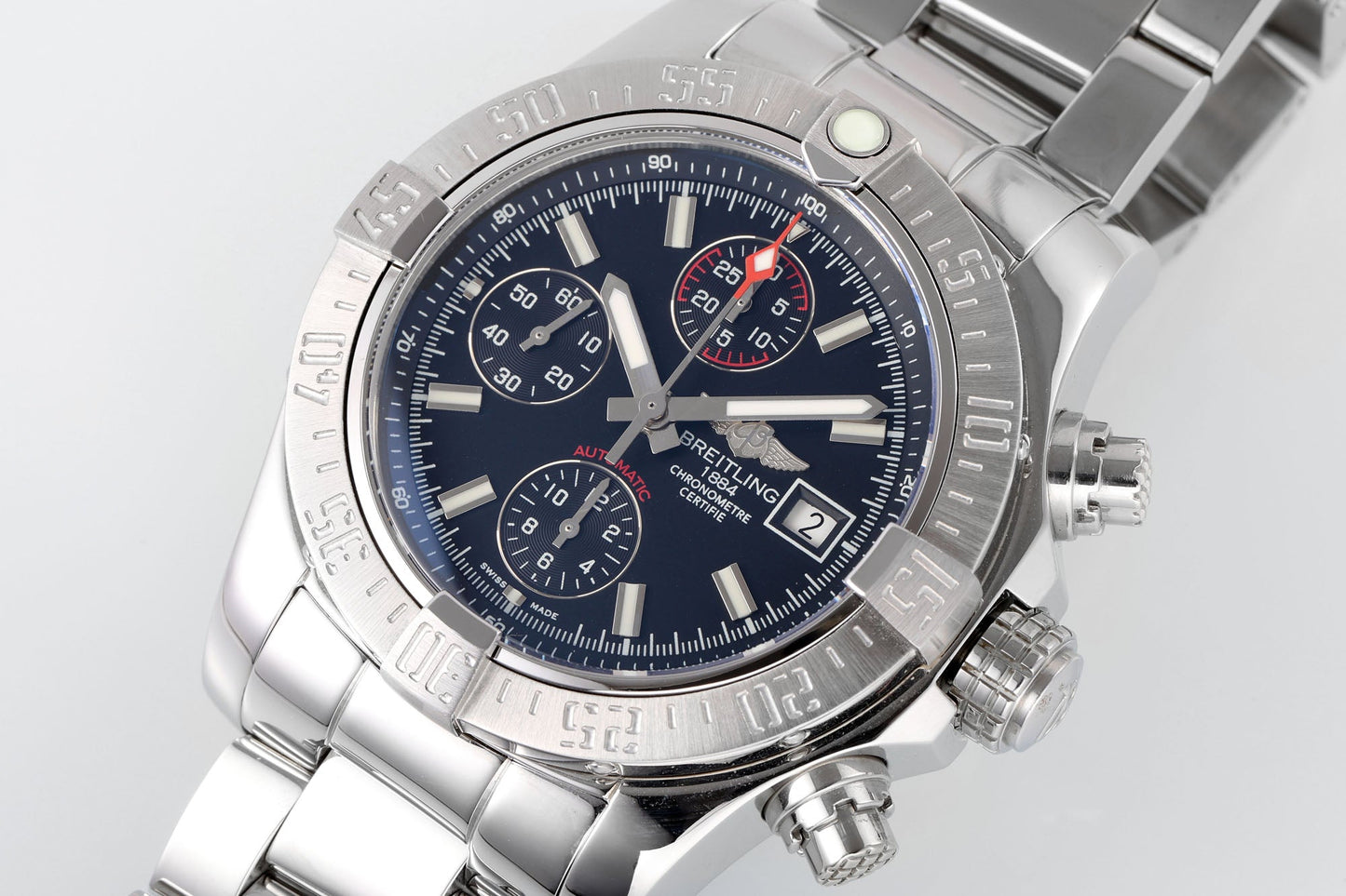 Breitling Avenger II Chronograph Stainess Steel 1:1 Best Clone EF Factory