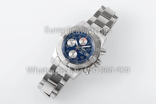 Breitling Avenger A13381111C1A1 Acero inoxidable Azul 1:1 Mejor clon EF Factory