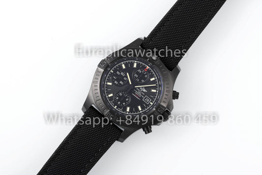 Reloj cronógrafo BREITLING Colt M1338810 para hombre, clon 1:1, correa de velcro EF Factory