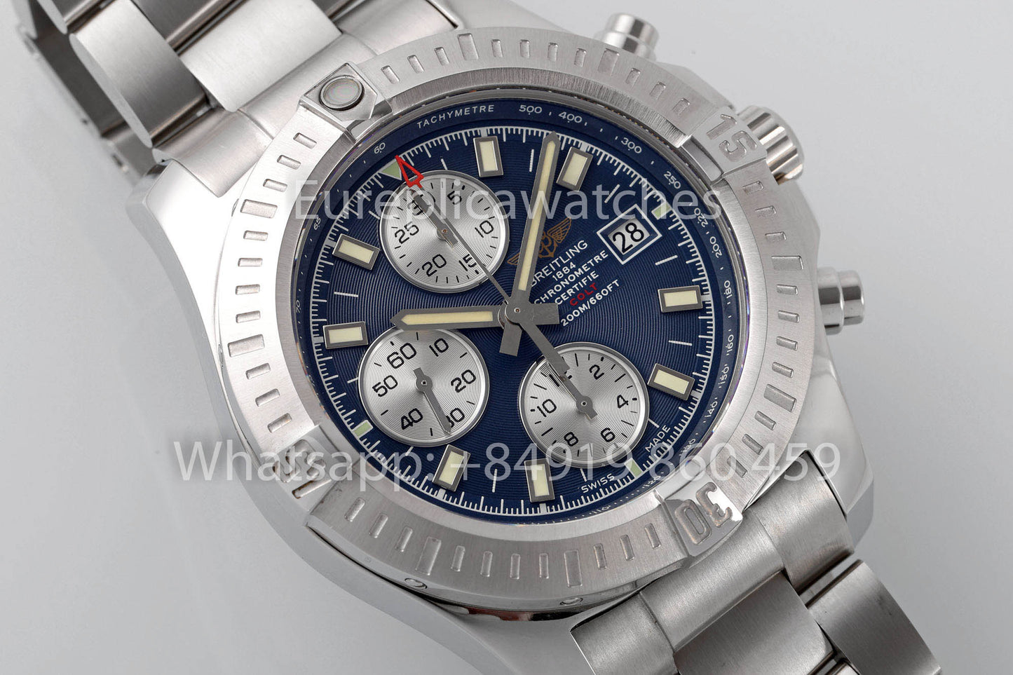 Breitling Colt A57035 Stainless steel 1:1 Best Clone EF Factory Blue Dial