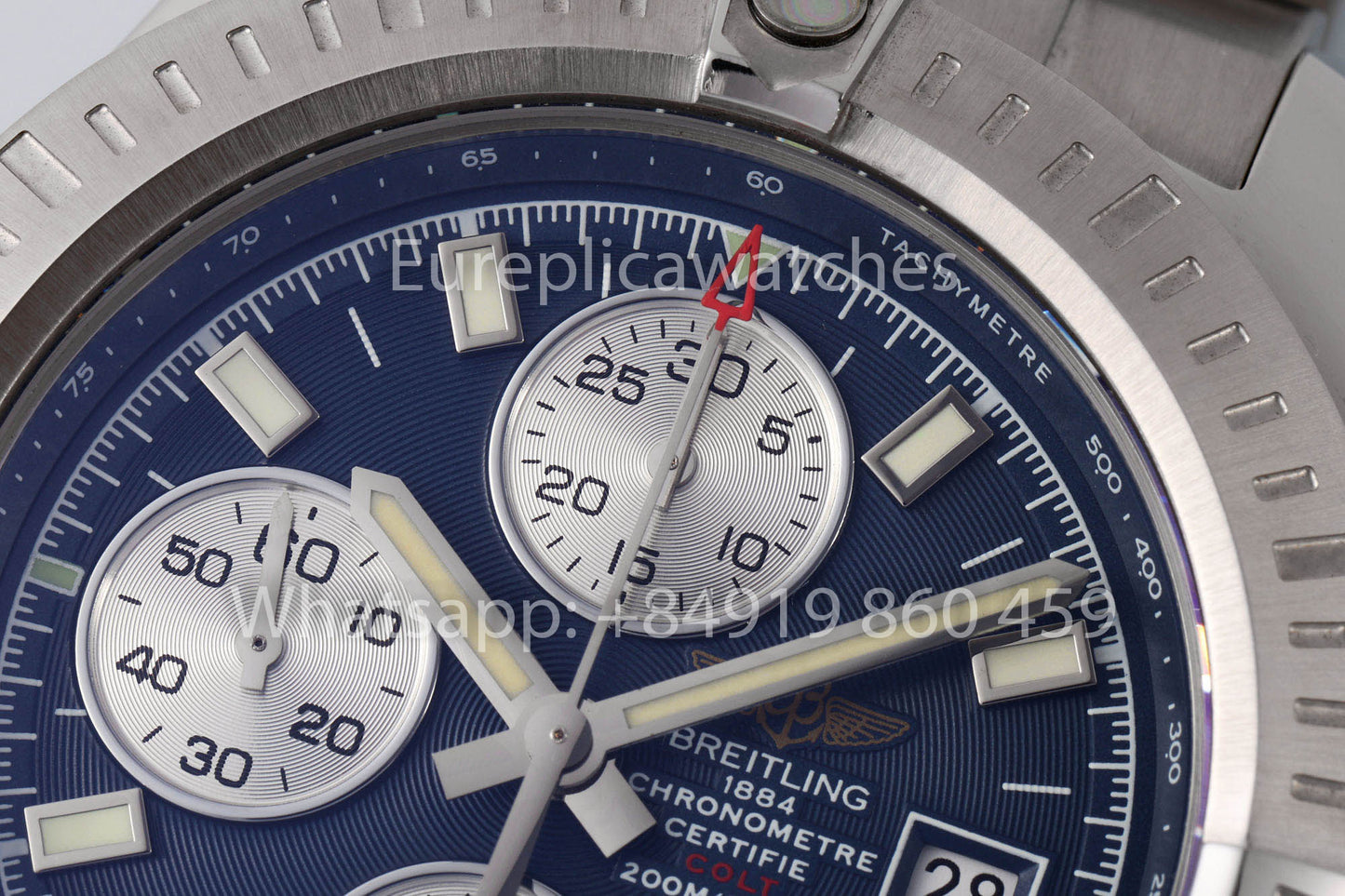 Breitling Colt A57035 Acero inoxidable 1:1 Mejor clon EF Factory Esfera azul