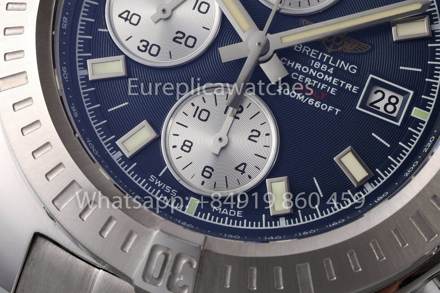 Breitling Colt A57035 Stainless steel 1:1 Best Clone EF Factory Blue Dial