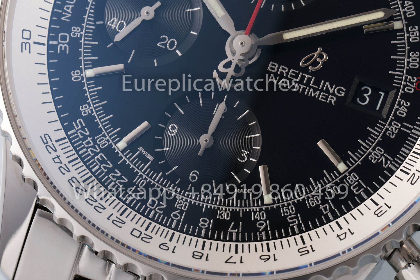 BREITLING Navitimer Chronograph 41A13324121B1A1  Black Dial 1:1 Best Clone EF Factory