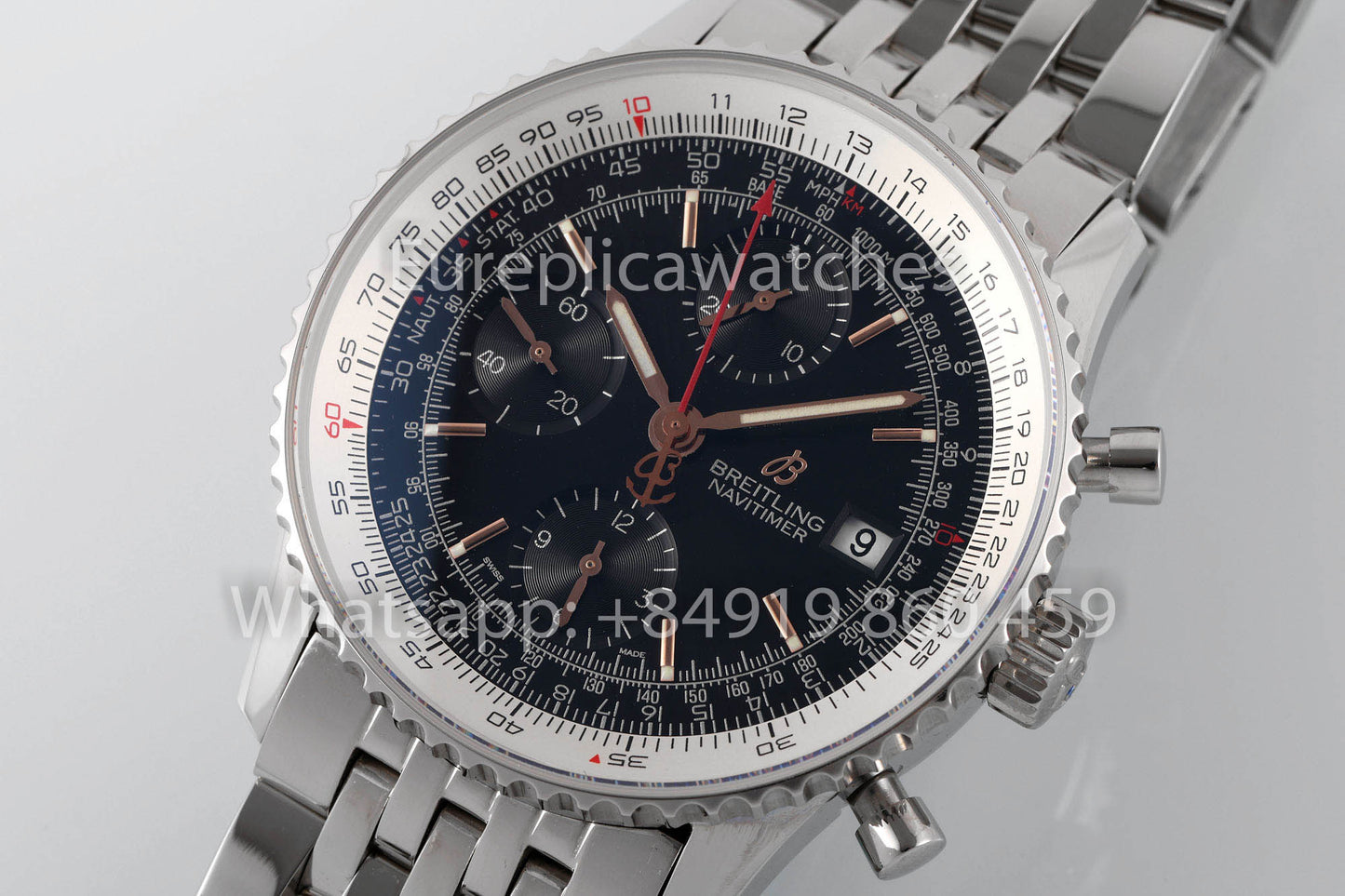 BREITLING Navitimer Chronograph 41A13324121B1A1  Black Dial 1:1 Best Clone EF Factory RS