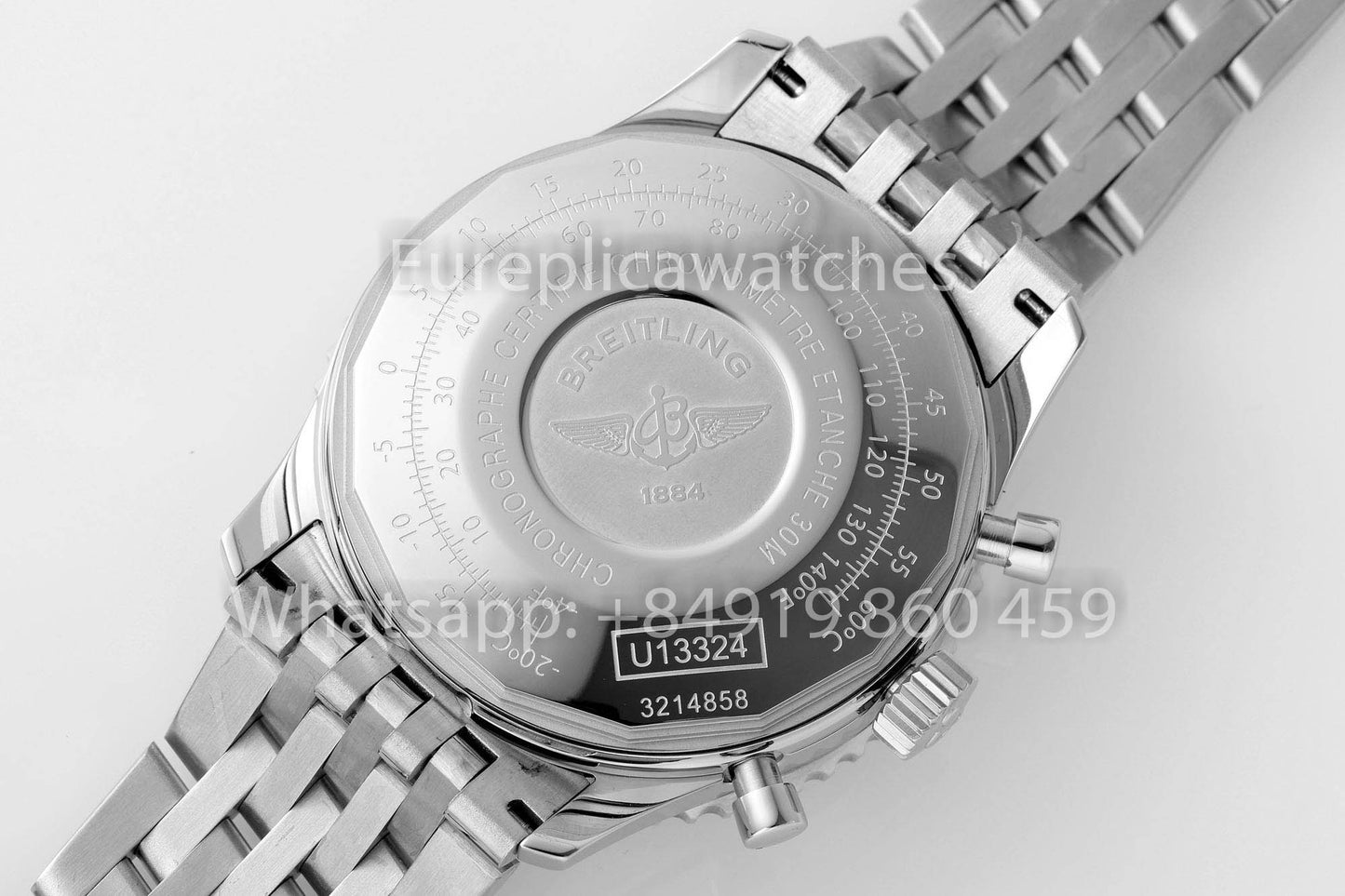 Breitling Navitimer A13324121G1A1 White Dial 1:1 Best Clone EF Factory Stainless Steel