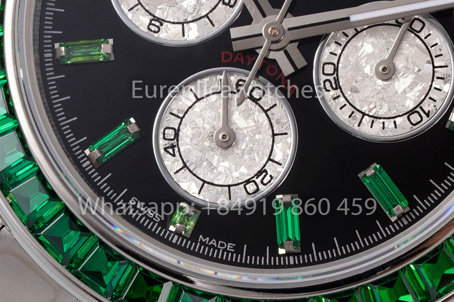 Rolex Daytona Rainbow Green Bezel 40mm 1:1 Miglior Clone EF Factory SS