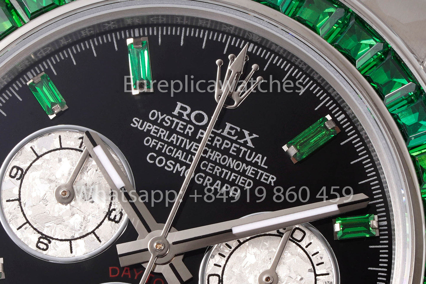 Rolex Daytona Rainbow Green Bezel 40mm 1:1 Miglior Clone EF Factory SS