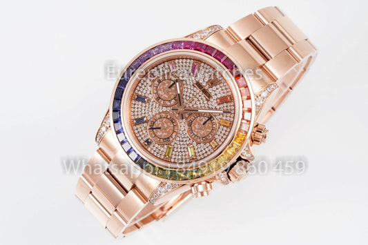 Rolex Cosmograph Daytona Rainbow 116515LN-0015 EF Factory 1:1 Mejor clon SS