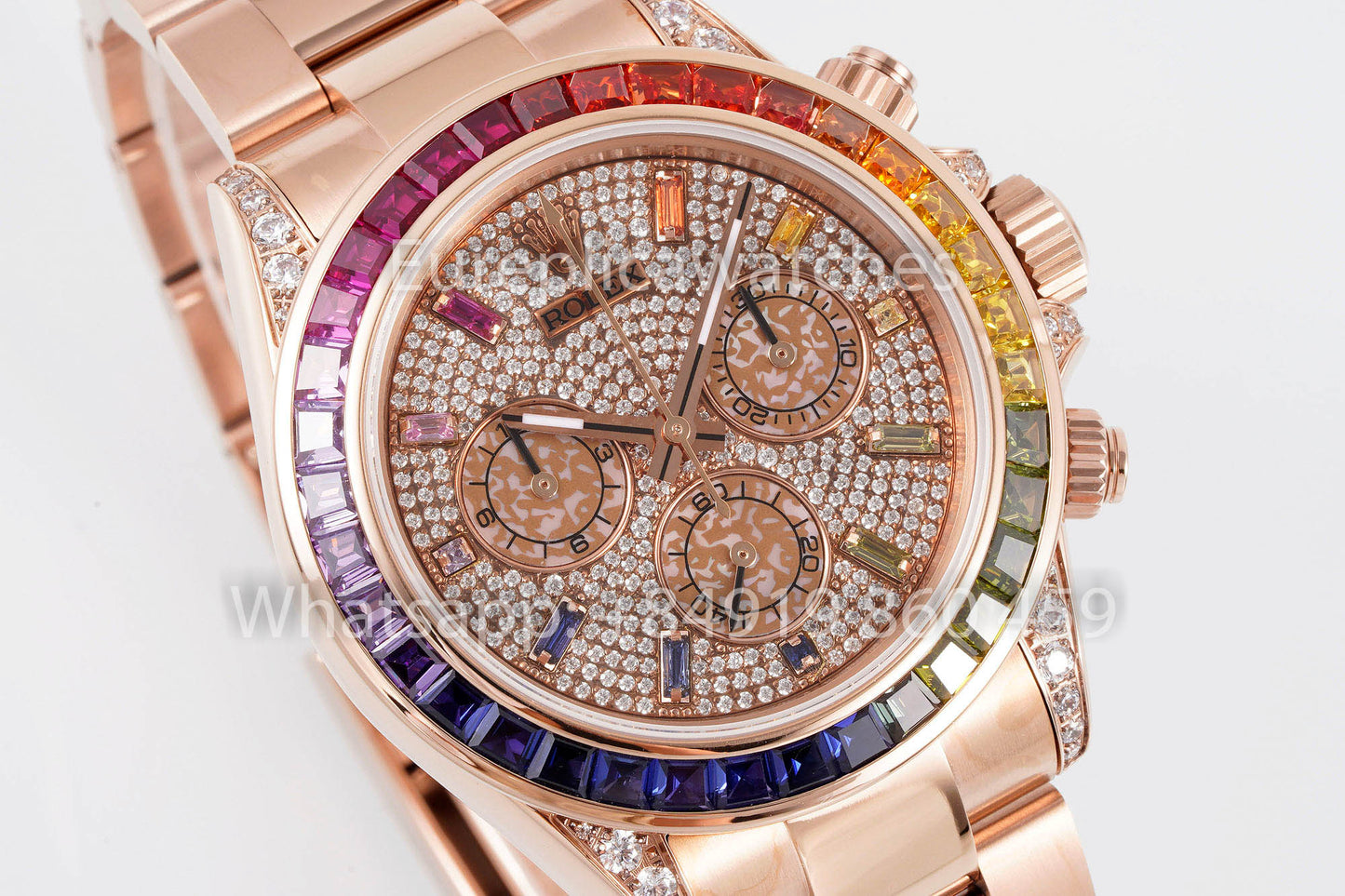 Rolex Cosmograph Daytona Rainbow 116515LN-0015 EF Factory 1:1 Best Clone SS