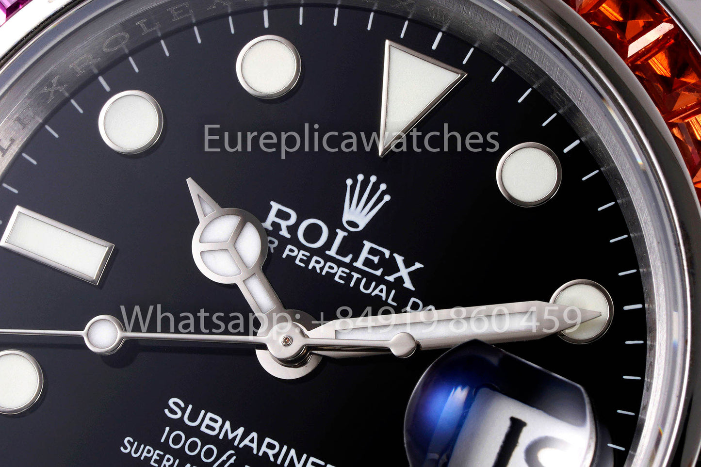 Rolex Submariner Rainbow Black Dial 1:1 Miglior Clone EF Factory 3135 Movement