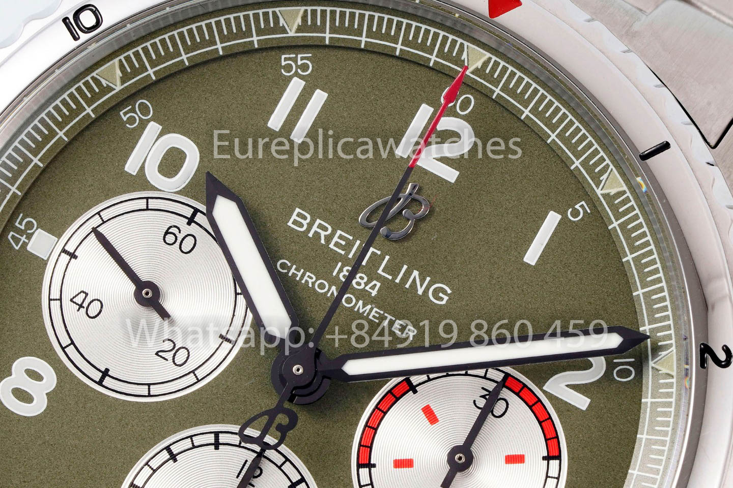 Breitling Aviator 8 Ab01192a1l1X1 Quadrante verde 1:1 Miglior clone EF Factory