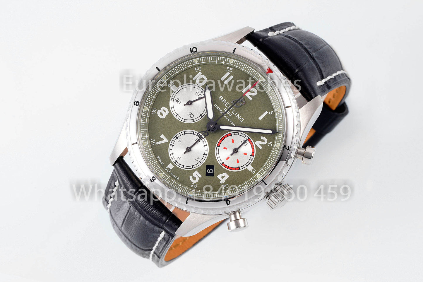 Breitling Aviator 8 Ab01192a1l1X1 Green Dial  1:1 Best Clone EF Factory