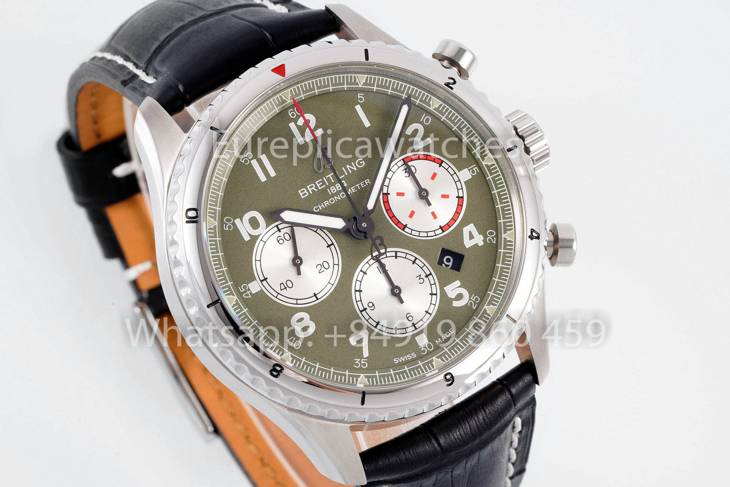 Breitling Aviator 8 Ab01192a1l1X1 Quadrante verde 1:1 Miglior clone EF Factory