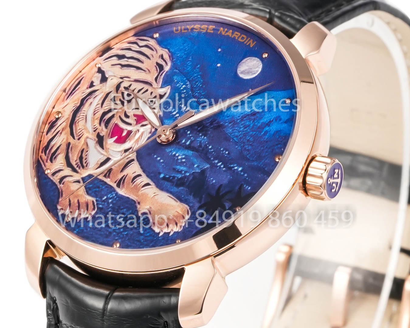 Ulysse Nardin Orologio Classico  40 mm 8152-111LE-9E-TIGER/1A 1:1 Best Clone