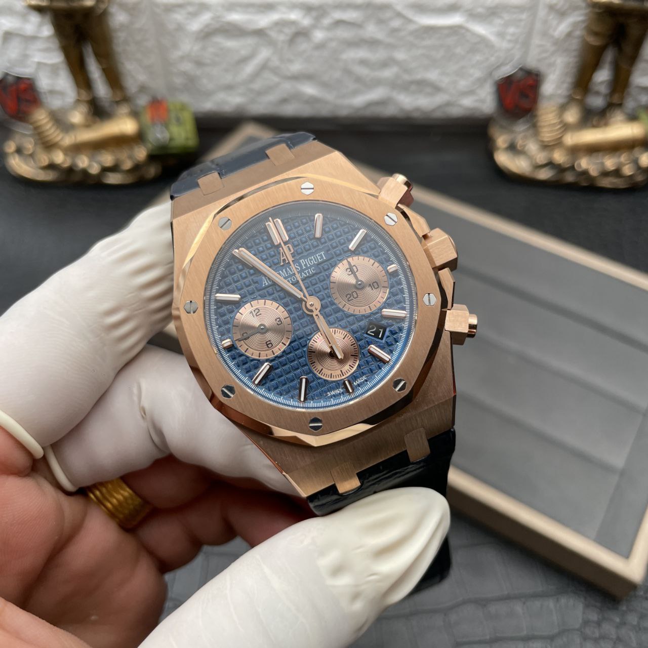 Audemars Piguet Royal Oak Cronógrafo 26331OR.OO.D315CR.01 1:1 Mejor Edición OM Factory Oro Rosa