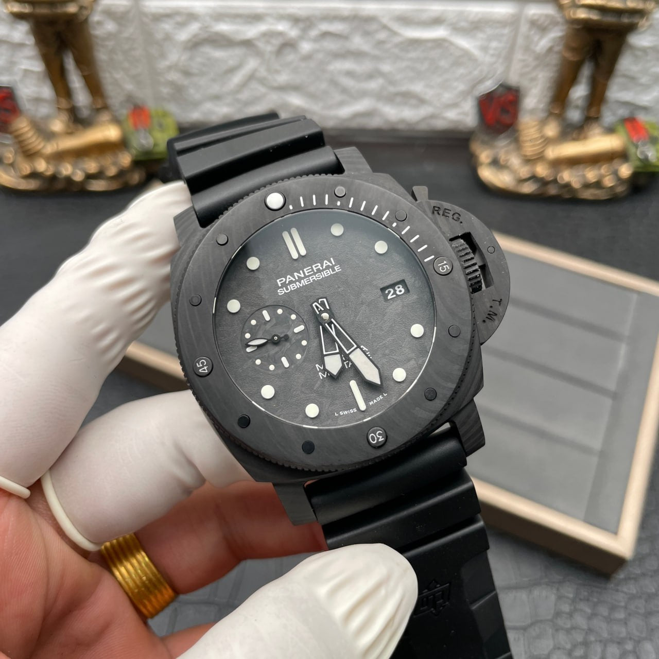 Panerai Submersible PAM00979 1:1 Best Edition VS Factory Turquoise Dial Swiss P.9010