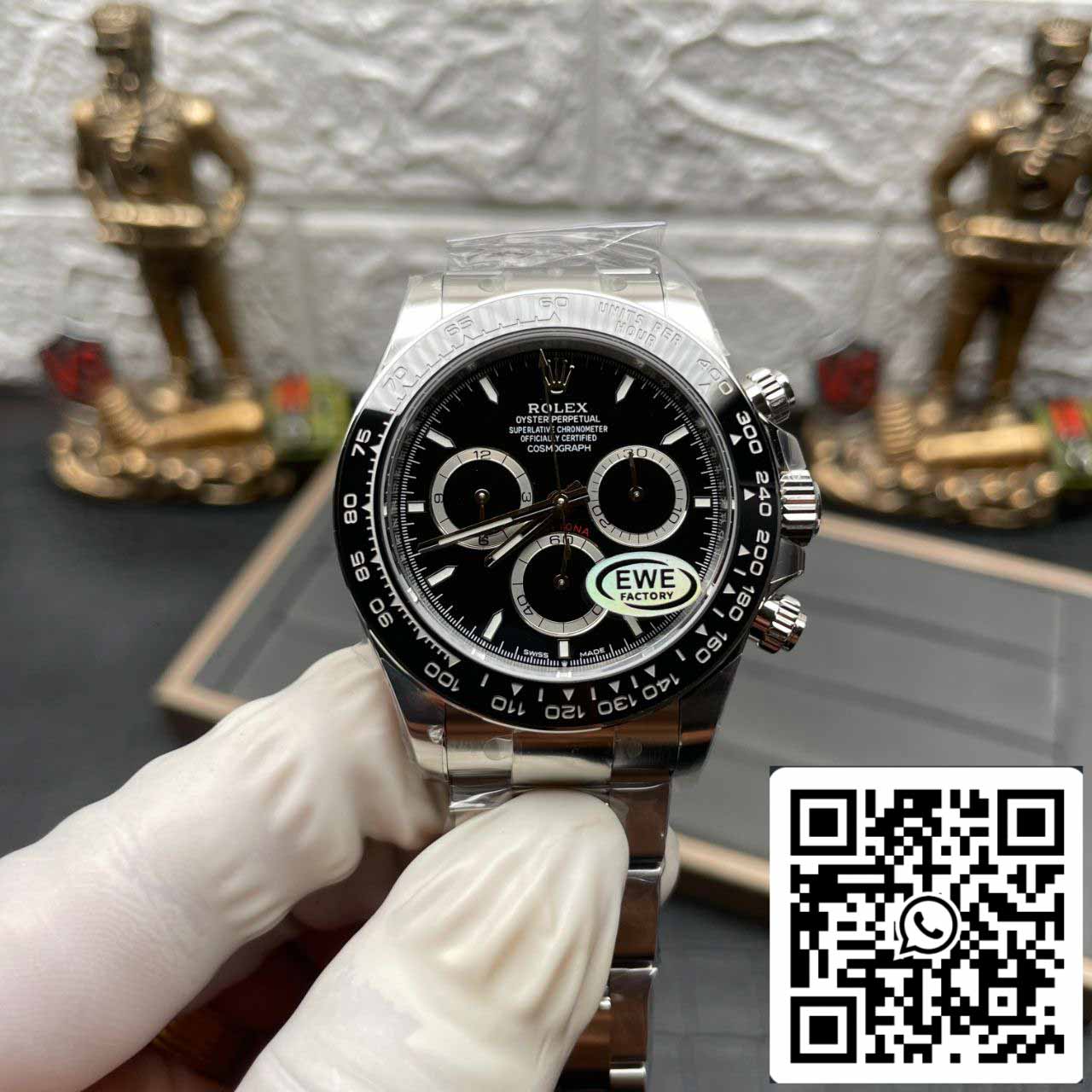 Rolex Cosmograph Daytona m126500ln-0002 1:1 Best Edition EWE Factory 4131 Movimento